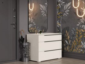 Комод с 3 ящиками Айри КМ-001 (кашемир) в Новом Шарапе - novyj-sharap.mebel-nsk.ru | фото