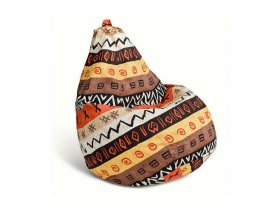 Кресло-мешок Африка в Новом Шарапе - novyj-sharap.mebel-nsk.ru | фото