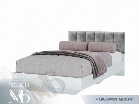 Кровать 1,2м Мемори КР-09 в Новом Шарапе - novyj-sharap.mebel-nsk.ru | фото