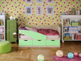 Кровать детская Бабочки 1,8 м в Новом Шарапе - novyj-sharap.mebel-nsk.ru | фото