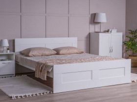 Кровать двуспальная 1,6м Сириус в Новом Шарапе - novyj-sharap.mebel-nsk.ru | фото