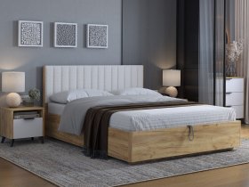 Кровать двуспальная 1,6м Юлия в Новом Шарапе - novyj-sharap.mebel-nsk.ru | фото