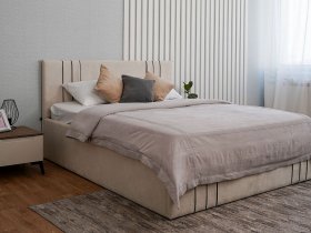 Кровать двуспальная 1,8м с подъем. мех. Леванте в Новом Шарапе - novyj-sharap.mebel-nsk.ru | фото