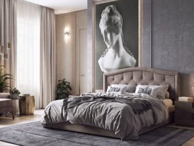 Кровать двуспальная 1,8м Верона-2 в Новом Шарапе - novyj-sharap.mebel-nsk.ru | фото
