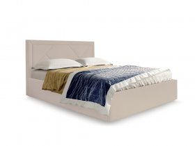 Кровать мягкая 1,6 Сиеста стандарт, вар.2 в Новом Шарапе - novyj-sharap.mebel-nsk.ru | фото