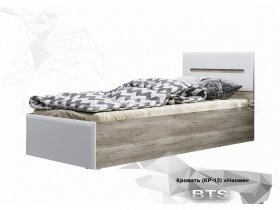 Кровать односпальная Наоми КР-12 в Новом Шарапе - novyj-sharap.mebel-nsk.ru | фото