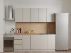 Кухонный гарнитур Мори 2,0 м (сатин) в Новом Шарапе - novyj-sharap.mebel-nsk.ru | фото