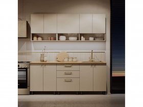 Кухонный гарнитур Орма 2,0м в Новом Шарапе - novyj-sharap.mebel-nsk.ru | фото