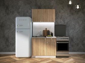 Кухонный гарнитур Ронда 1,0 м в Новом Шарапе - novyj-sharap.mebel-nsk.ru | фото