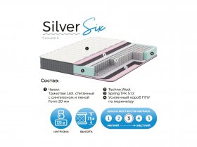 Матрас Silver Six в Новом Шарапе - novyj-sharap.mebel-nsk.ru | фото