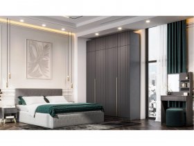 Модульная спальня Эккервуд в Новом Шарапе - novyj-sharap.mebel-nsk.ru | фото