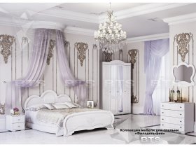 Модульная спальня «Филадельфия» в Новом Шарапе - novyj-sharap.mebel-nsk.ru | фото