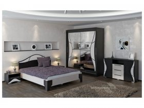 Модульная спальня Верона (Линаура) в Новом Шарапе - novyj-sharap.mebel-nsk.ru | фото