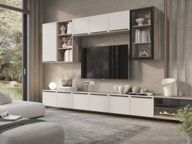 Модульная стенка Урбан в Новом Шарапе - novyj-sharap.mebel-nsk.ru | фото