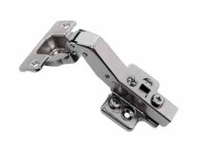 Петля угловая 45*, доводчик, планка 3D, 48мм, HISSEN в Новом Шарапе - novyj-sharap.mebel-nsk.ru | фото