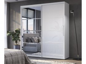 Шкаф-купе Крафт-6 2,0м (белый) в Новом Шарапе - novyj-sharap.mebel-nsk.ru | фото
