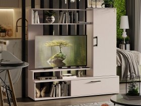 Стенка «Сиена» (кашемир) в Новом Шарапе - novyj-sharap.mebel-nsk.ru | фото