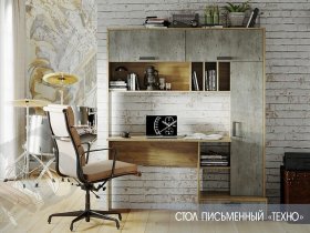 Стол письменный  Техно в Новом Шарапе - novyj-sharap.mebel-nsk.ru | фото